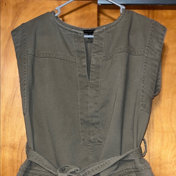 Stylish Banana Republic Olive Green Dress - Picture 2 of 3